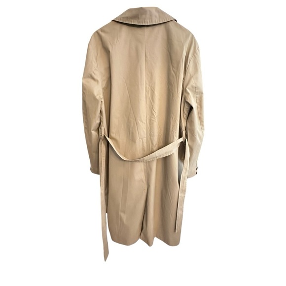 Boohoo Man, Khaki, Five Button, Midi Length, Trench Coat sz L - Picture 14 of 14